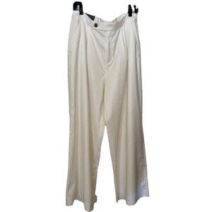 Banana Republic Cream Wide Leg Pants